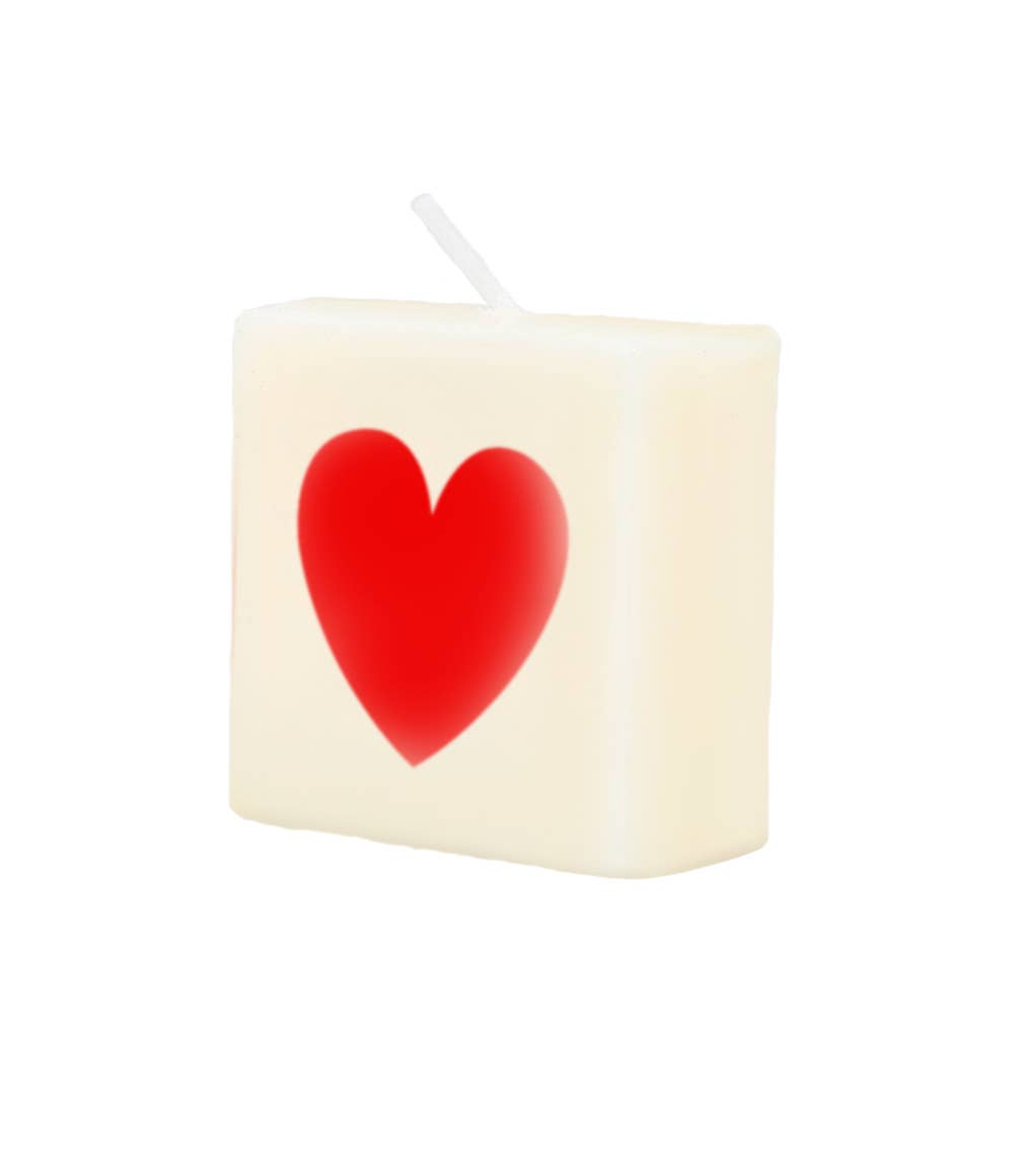 PD Party - Wholesale Novelty Candle - Letter candle - Heart (red)