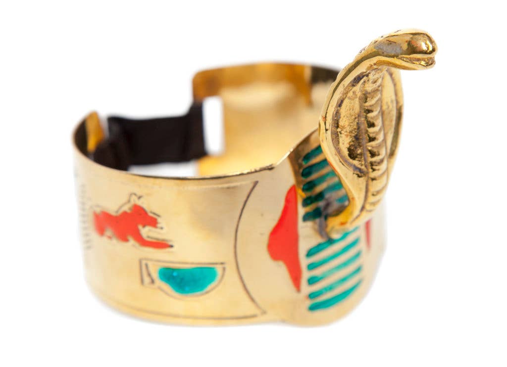 GLD 8373 - Egyptian Snake Armband for wholesale on Faire4