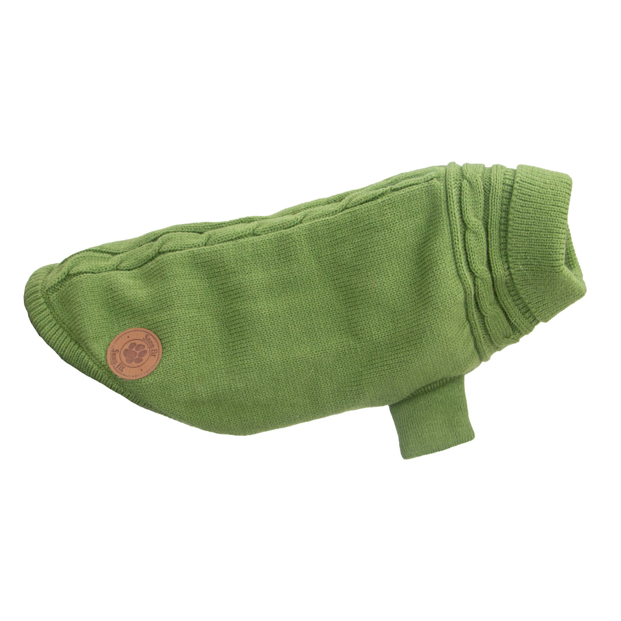 Ancol Pet Products Ltd – wholesale Pet jumper – Dog – Snug Cable Knit Jumper GREEN ( 4 sizes available) 3