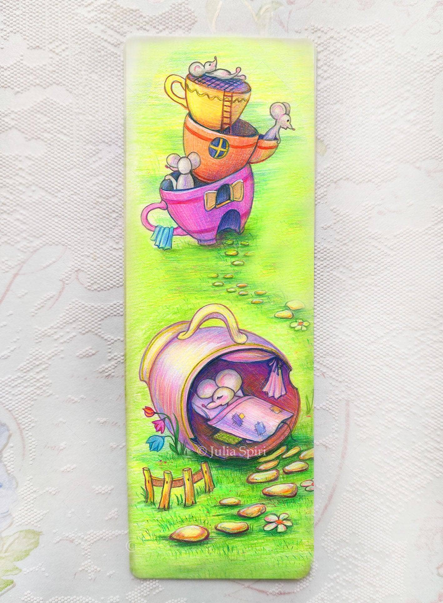 Julia Spiri - Wholesale Bookmark - Marcador para Libros. Casa de las Maravillas.1