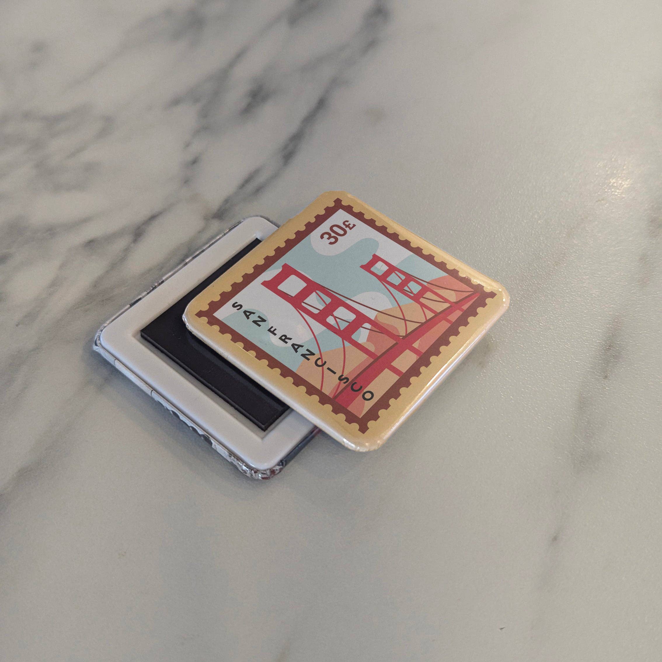 PhiloPerse - Venta al por mayor Imanes - Imán de nevera de correos de San Francisco3