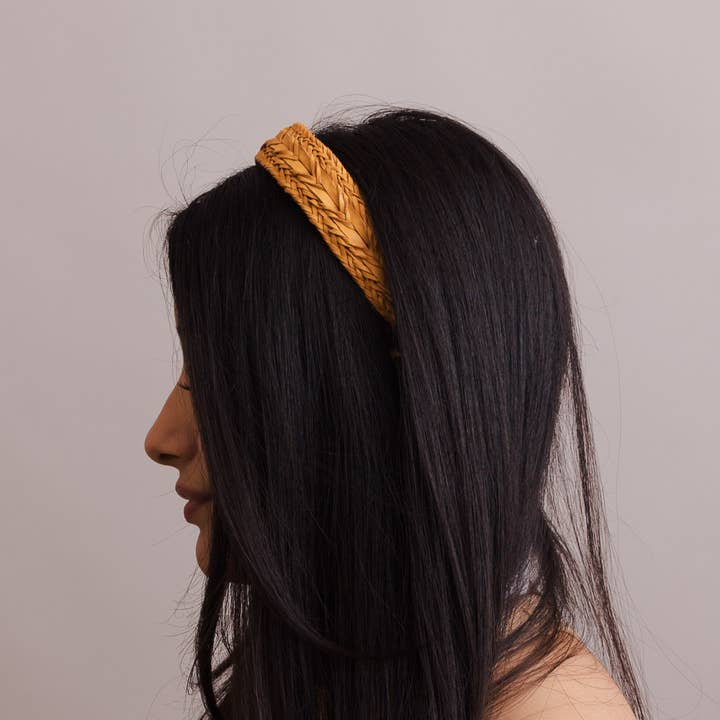 Leto Accessories - Wholesale Fashion Headband - Women's - 🌿 Vegan Leather Patterned Headband7