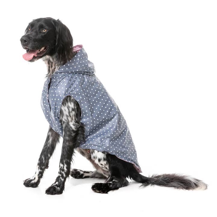 In Vogue Pets – wholesale Pet raincoat – Dog – Flipside 24 Raincoat - Pink3