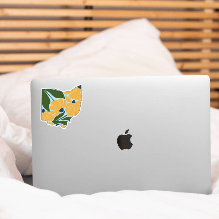 Yarnival - Wholesale Sticker - Ohio Flowers Sticker - midwest, local, homegrown, OH2