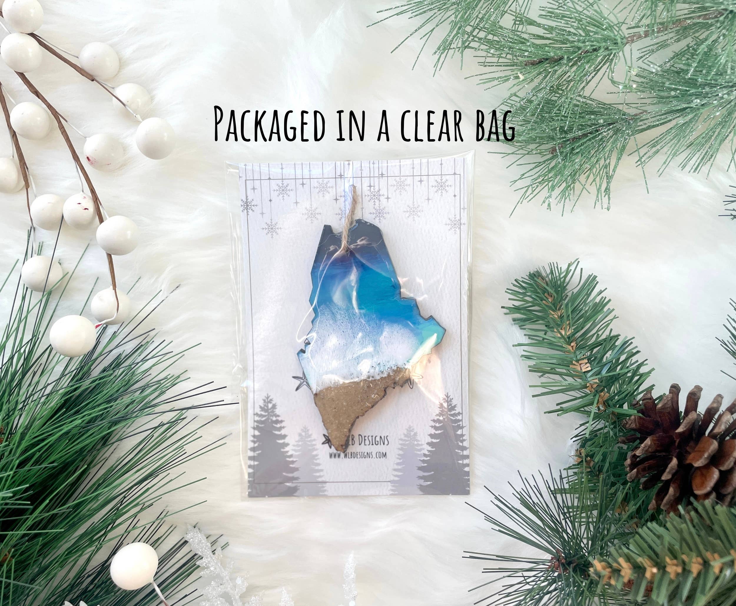 WLB Designs - Wholesale Ornament - Florida Christmas Ornament, FL Beach Sand Art Souvenir4