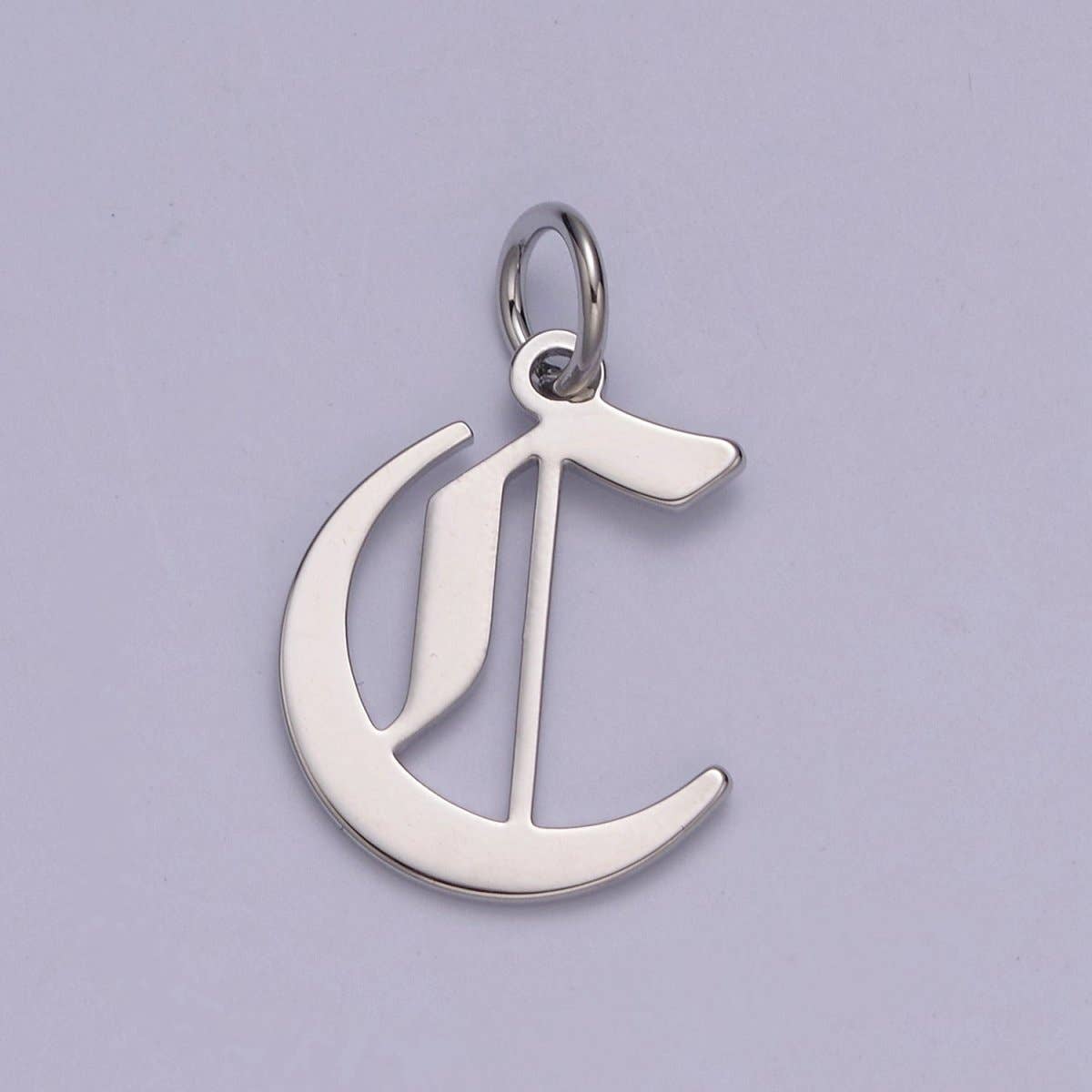 Aim Eternal - Wholesale Individual Charm/Pendant - Gothic Letter Charm, Alphabet Charm, Silver Letter Charm, 26 Letters Initial Charms Old English Letter Pendant A690~A7022