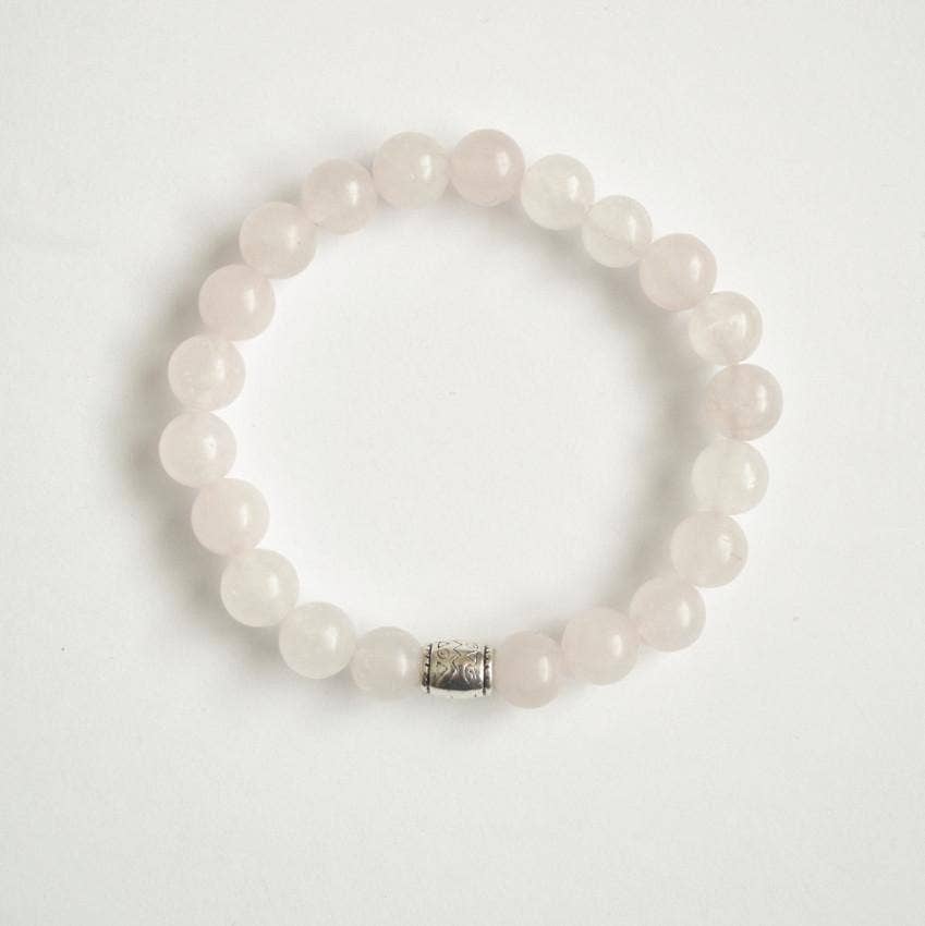 Alora Boutique Inc. - Wholesale Beaded Bracelet - Matte Rose Quartz Gemstone Bracelet | Unconditional love, Self-love, and Kindness9