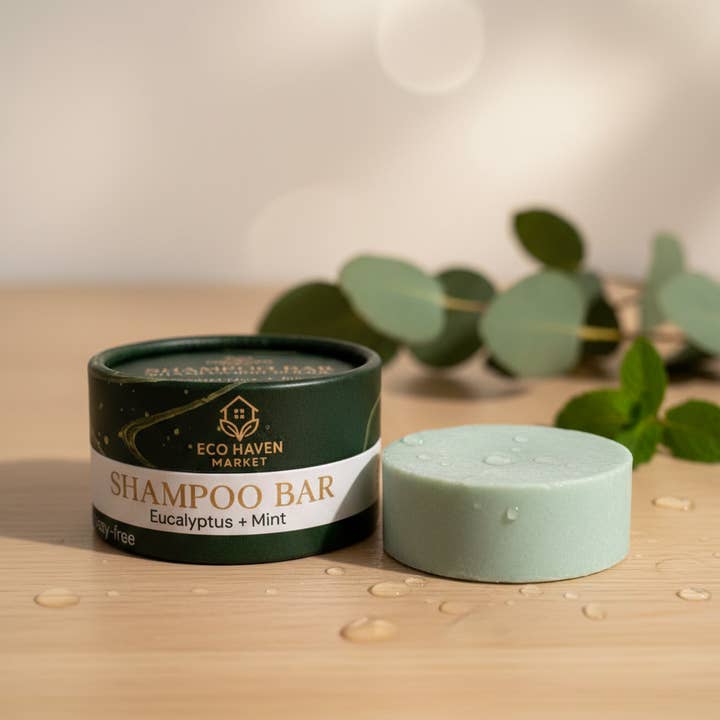 Barre de shampooing Eucalyptus + Menthe | Rafraîchir et revitaliser pour la vente par Eco Haven