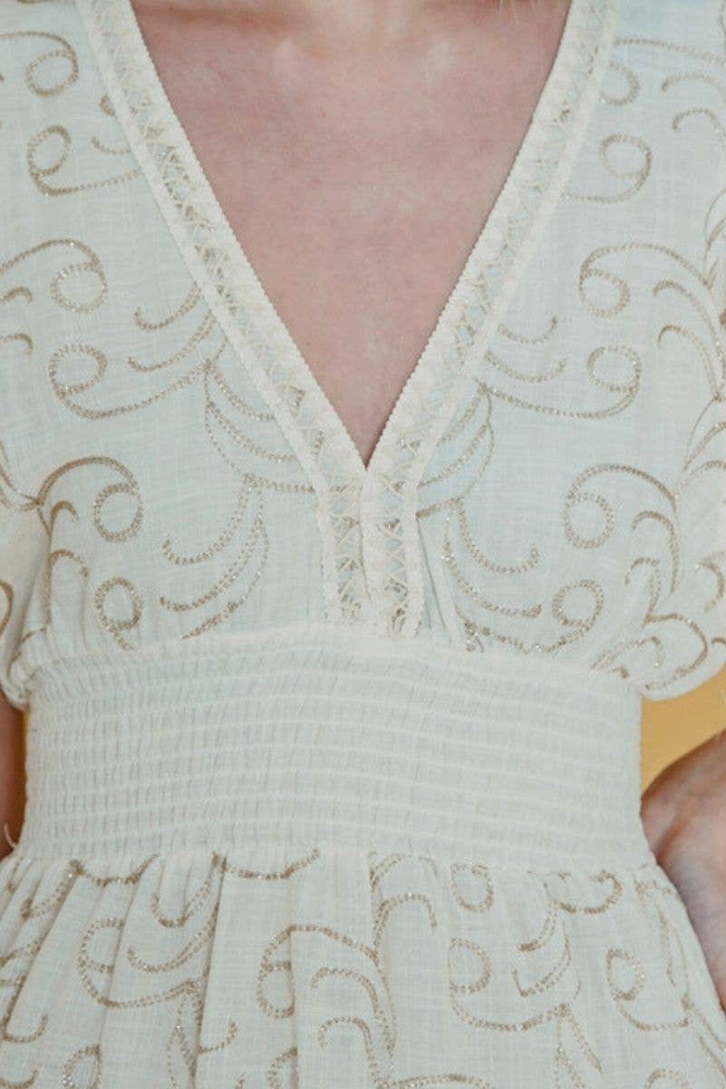 Lula Natura - Wholesale Dress - Women's - GRETA BEIGE DRESS2