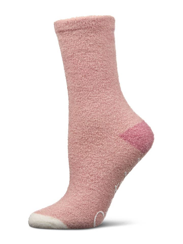 Infinity Classics International Inc. – Meias - Mulher por atacado – Tripulação antiderrapante de Aloe com Calcanhar e Biqueira Contraste4