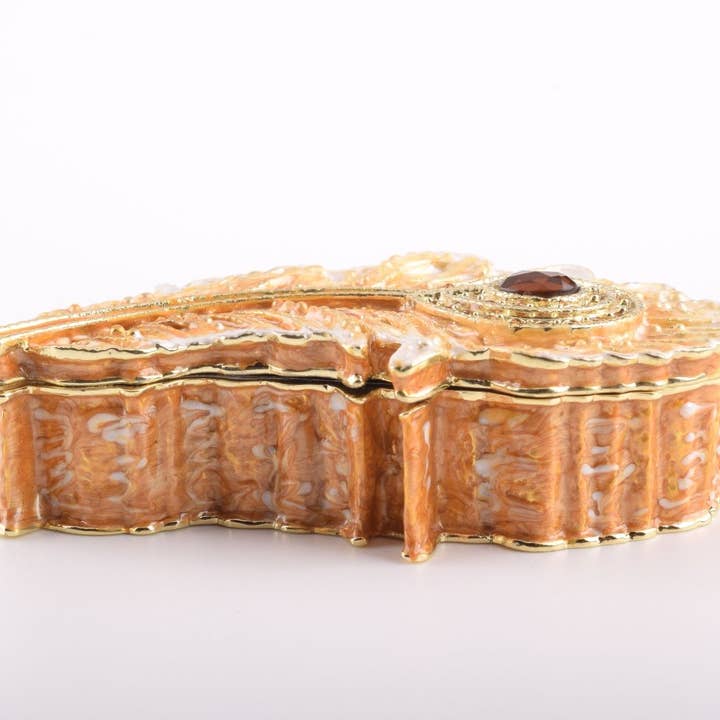 Keren Kopal - Venta al por mayor Joyero/organizador de joyas - Caja de abalorios de plumas doradas