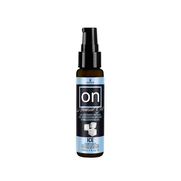 On™ Ice Arousal Gel 1 fl oz. (29ml) Bottle for wholesale by Sensuva