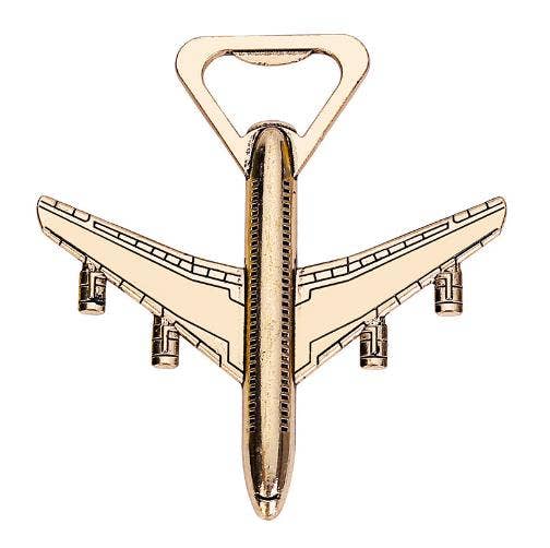 Fiona Accessories - Wholesale Bottle/Wine Opener - Gold Airplane Bottle Opener, Birthday Gift for Men6