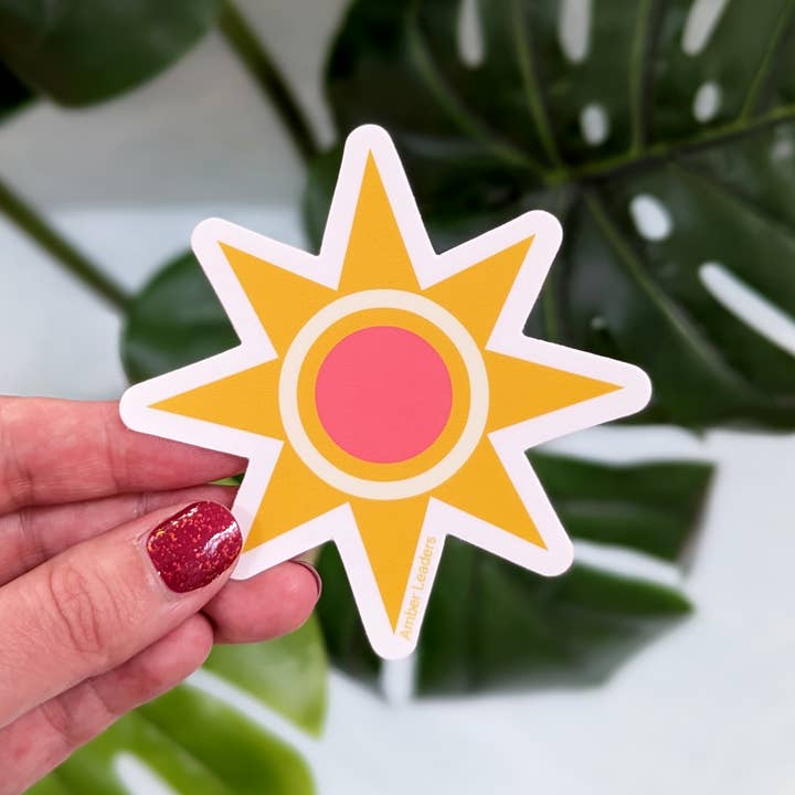 Adesivo de vinil Sunshine por atacado de Amber Leaders Designs