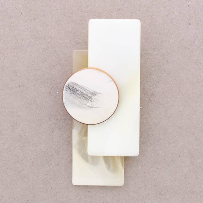 Broche Formas Geometricas Resina para venta al por mayor de Sonata