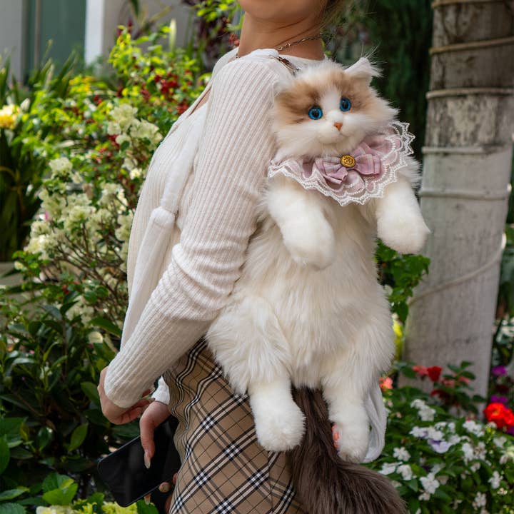 Chongker - Wholesale Stuffed/Plush Toy - Kids & Baby - Ragdoll Cat Backpack – Cozy Companion for Travel & School3