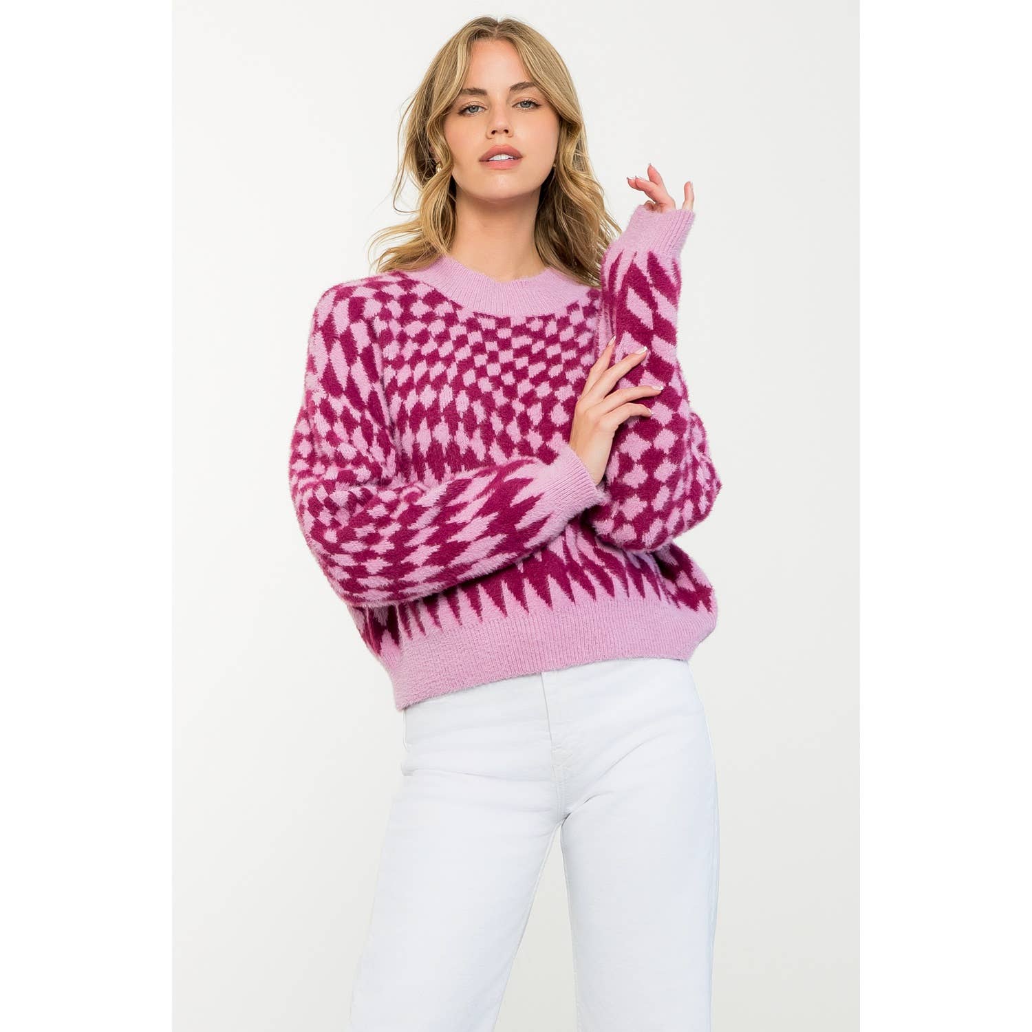 LILAS Pull à col montant en vente sur Faire7