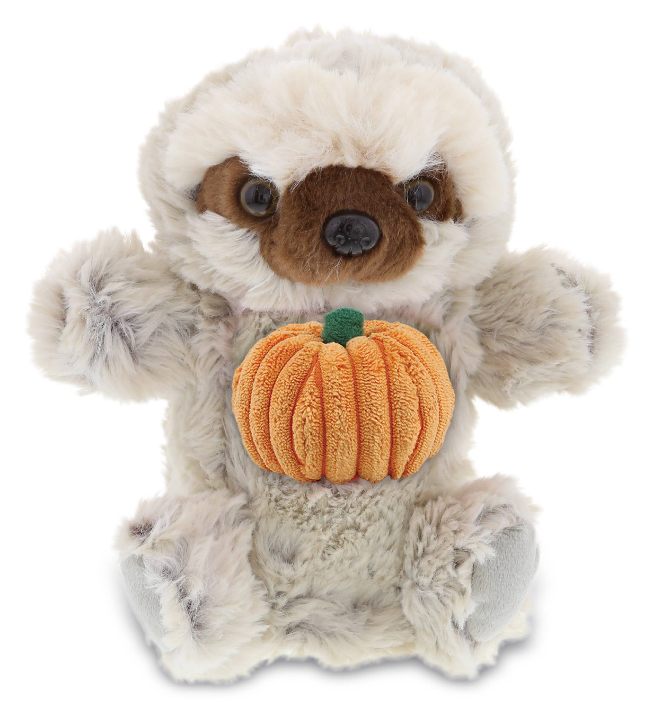 Cota Global – Peluche - Crianças e bebés por atacado – Abóbora de Pelúcia - Fantoche de Mão Super Macio de Pelúcia - Preguiça0