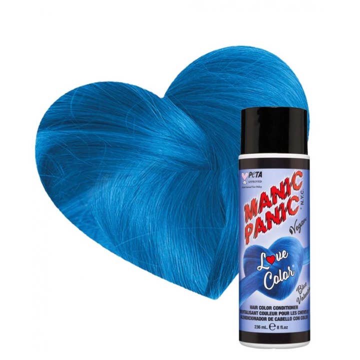 Manic Panic - Wholesale Hair Dye - Love Color™ Blue Valentine® Color Depositing Conditioner