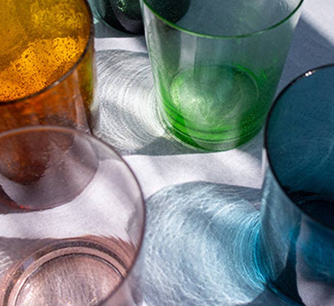 British Colour Standard North America - Wholesale Drinking Glass/Cup - BRITISH COLOUR STANDARD -  110cm H / 4.25'' H Violet Handmade Glass Tumbler2