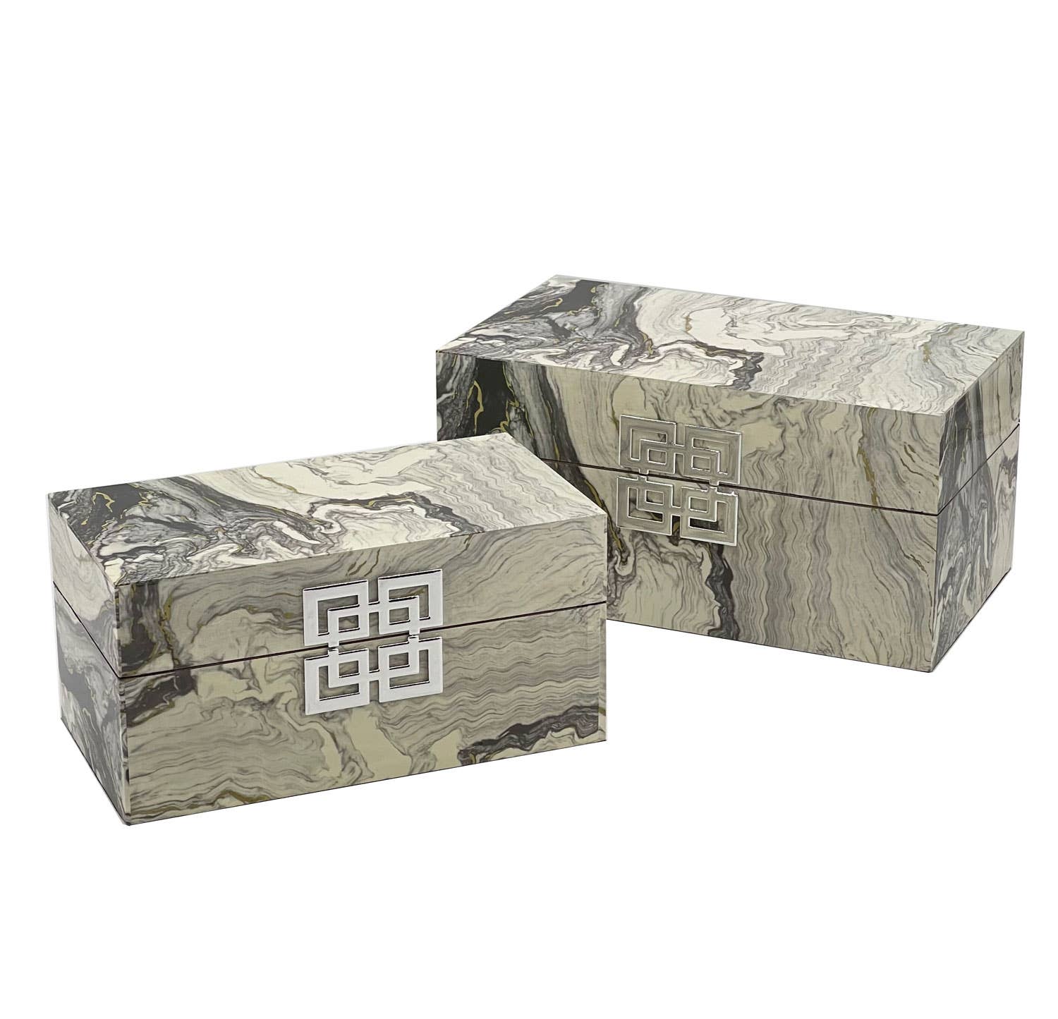 Galt International Company – Engroshandel Pynteæske – Opbevaringsæsker i træ til boligindretning, sæt med 29