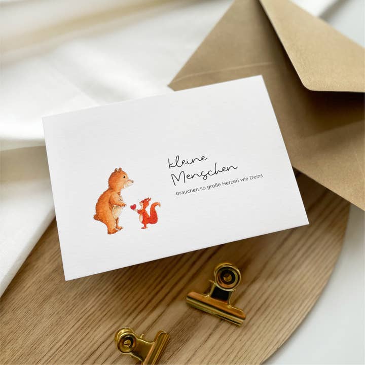 Farewell Card - Kindergarten | Teacher Thank You Card for wholesale by Funkenbunt