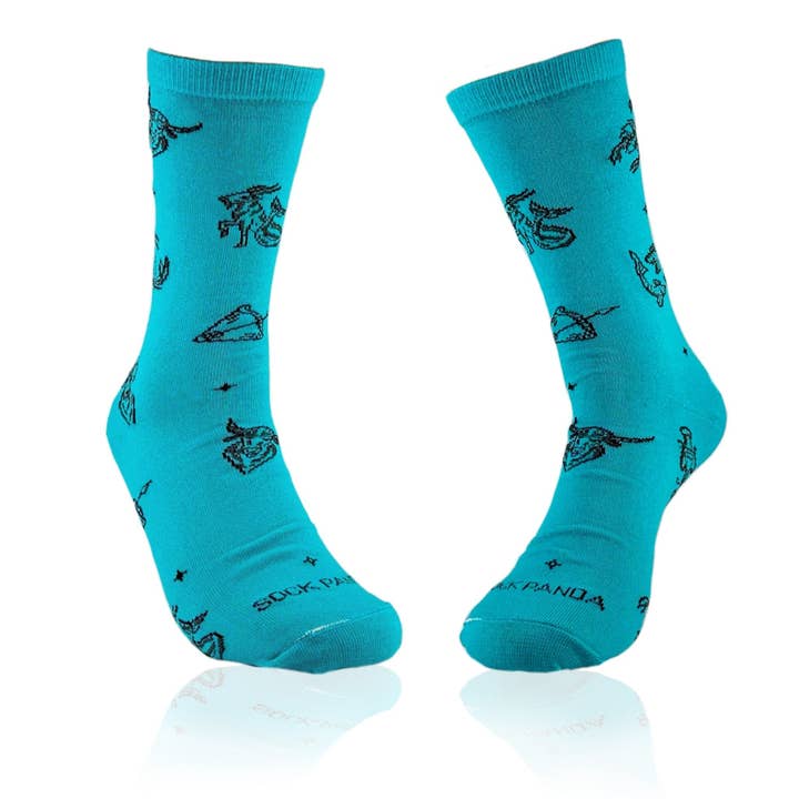 Zodiac Socks from the Sock Panda (Adult Medium - Women's Shoe Sizes 5-10) for wholesale by Sock Panda