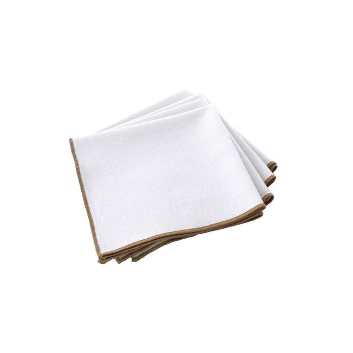 DECOSTARS - CmaDECO - Wholesale Dinner & Cloth Napkin - LINA natural napkins (set of 4)