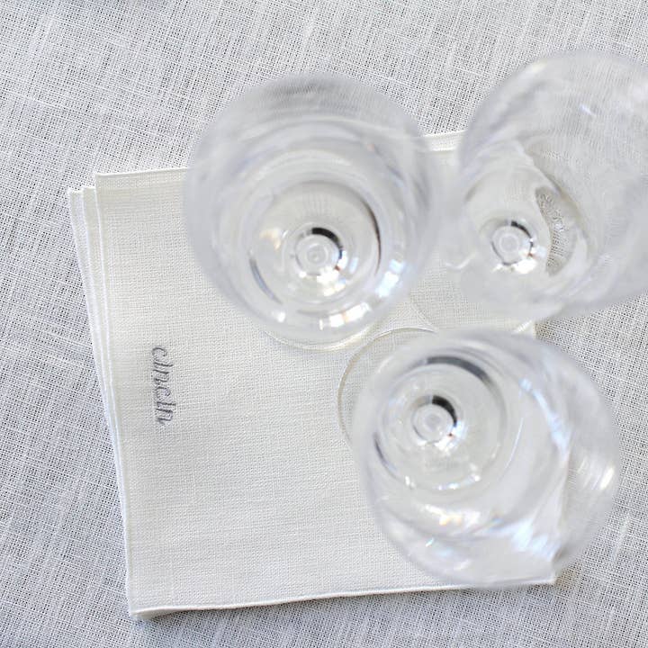 Giardino Segreto - Wholesale Dinner & Cloth Napkin - Pure linen cocktail napkin - EXPRESSIONI