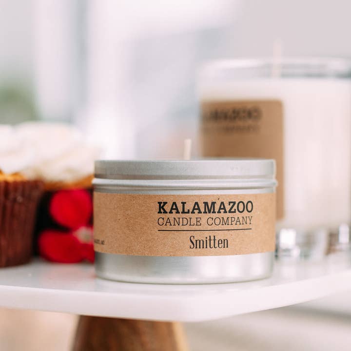 Smitten Soy Candle 5oz - Natural Small Batch for wholesale by Kalamazoo Candle Company