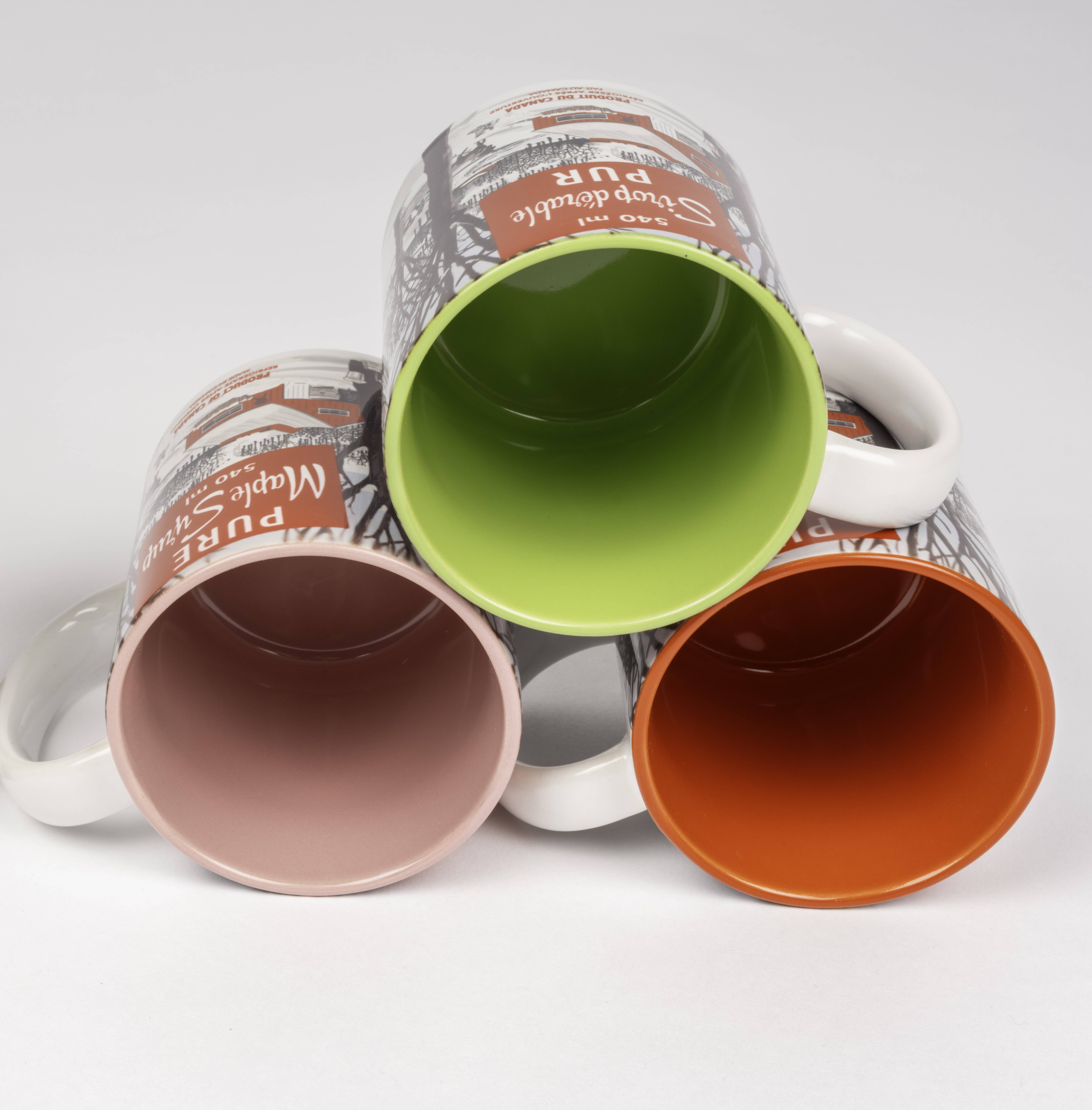 Seracon - Wholesale Coffee Mug - 36 - Pack Maple Syrup Ceramic Mugs 1