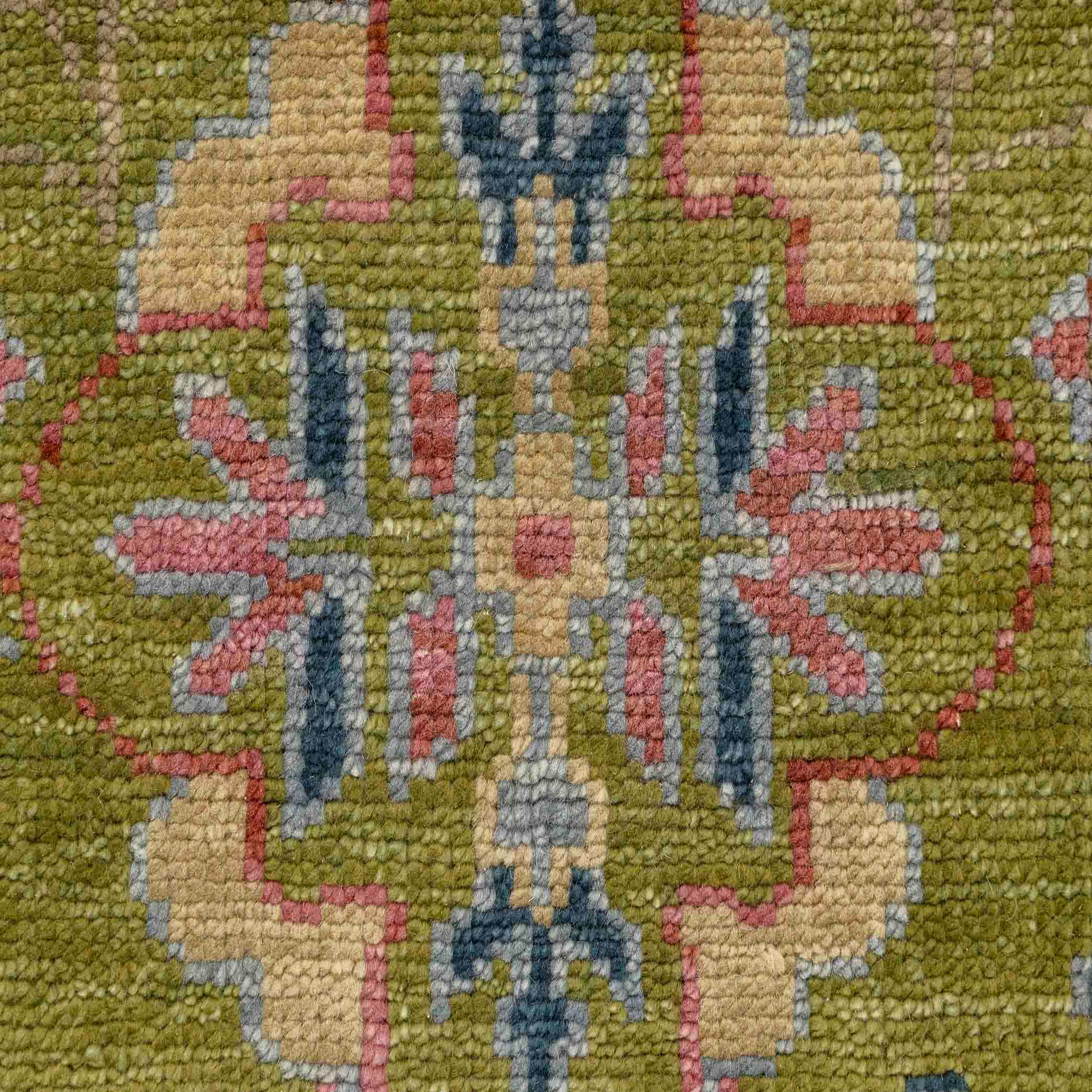 Aesthetic Homes LLC - Wholesale Area Rug - Green Modern William Morris Wool Oushak Rug – G-9420
3