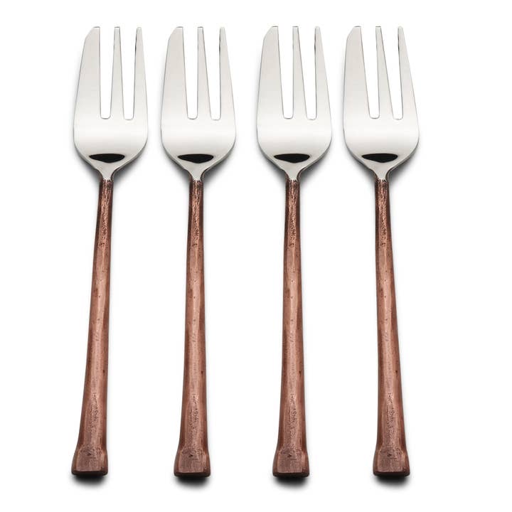 INOX Sundance Pastry Forks 4 Pc. Set for wholesale by INOX artisans