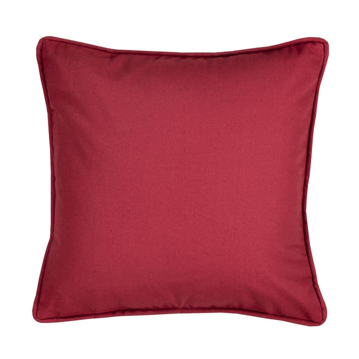 On Course Stripe Square Pillow ~ Red for wholesale by Thomasville at Home