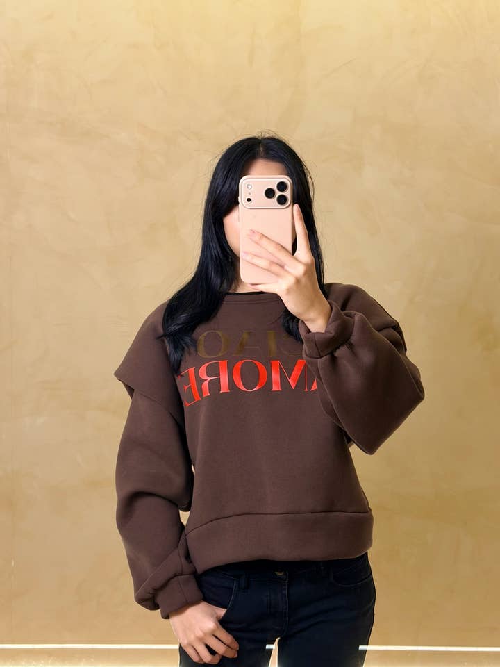 SHOULDER PAD SWEATSHIRT P37088-2 and other Purchase Wholesale ciao sweatshirt. Free Returns & Net 60 Terms on Faire trending on Faire.