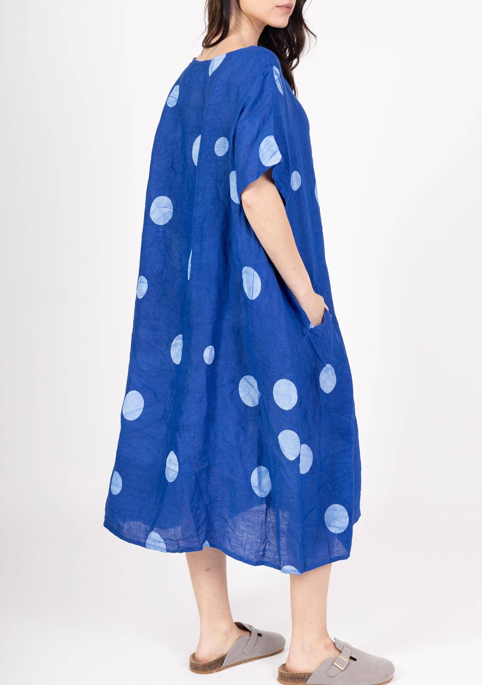 LINEN & COTTON HOUSE - Wholesale Dress - Women's - LINEN DRESS. 17600 SPRING SUMMER CLOTHING38