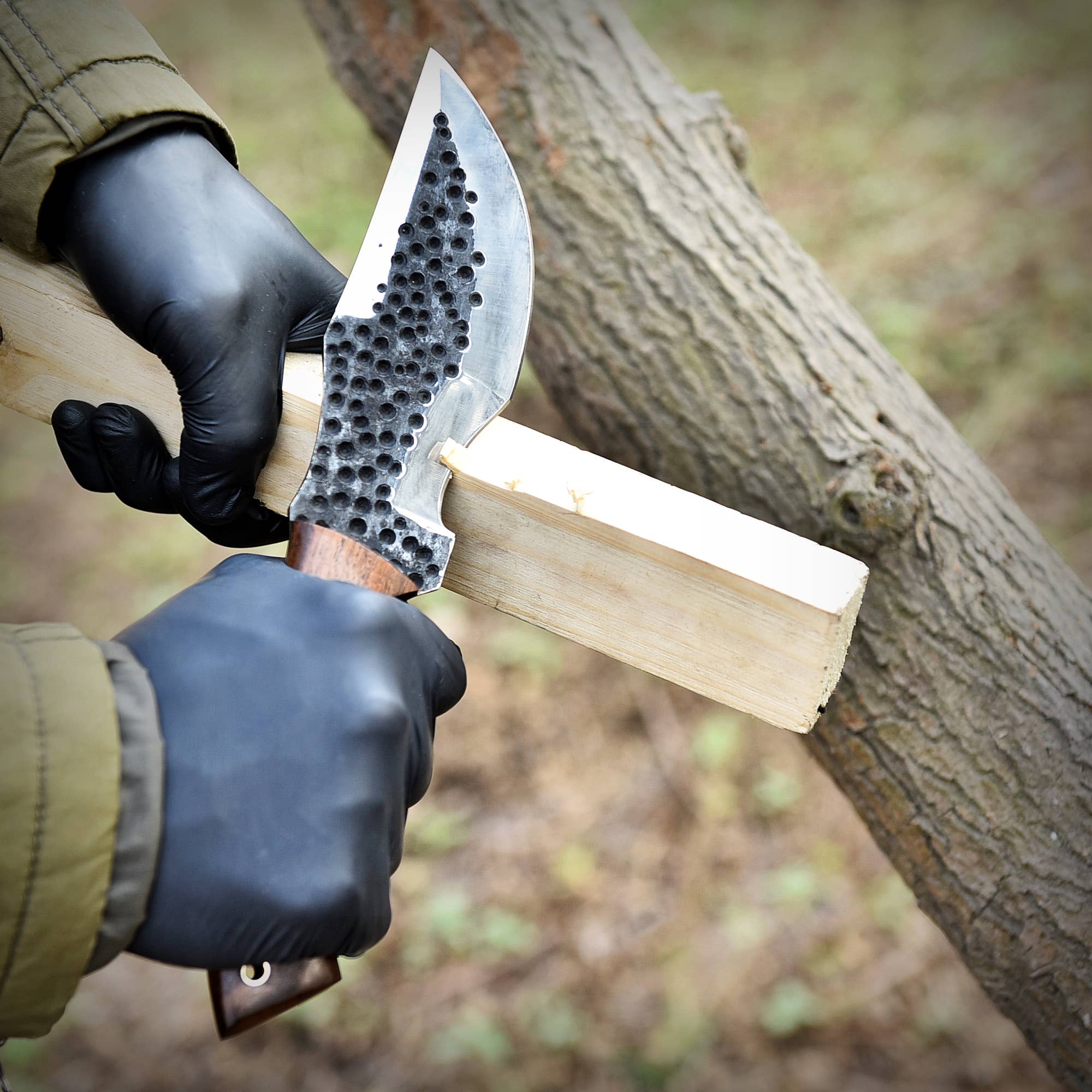 Deer Edge - Wholesale Pocket Knife/Holder - 10" Bushcraft Tracker Knife with Leather Sheath for men5