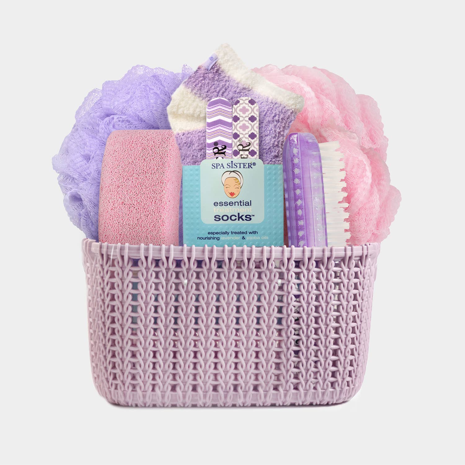 Bath Accessories Company - Vendita all'ingrosso Confezioni/Set di buste regalo - Set regalo Foot Spa - Viola