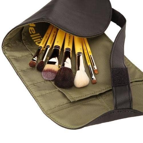 Bdellium Tools - Wholesale Make-upkwastenset - Travel Basic 7st. Borstelset met oprolbaar zakje3
