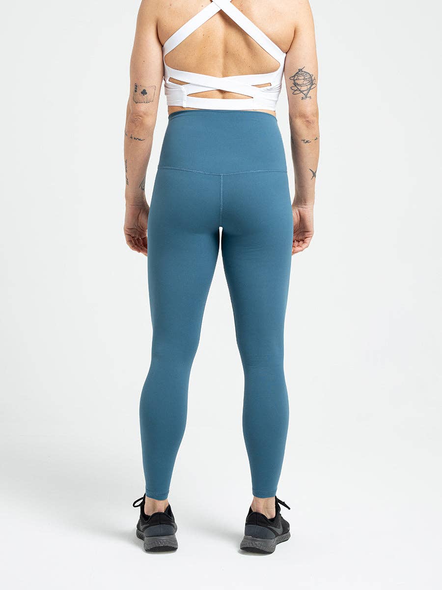 CREXANS - Wholesale Athletic/Lounge Leggings - Women's - Athletic HW Leggings in Steel1