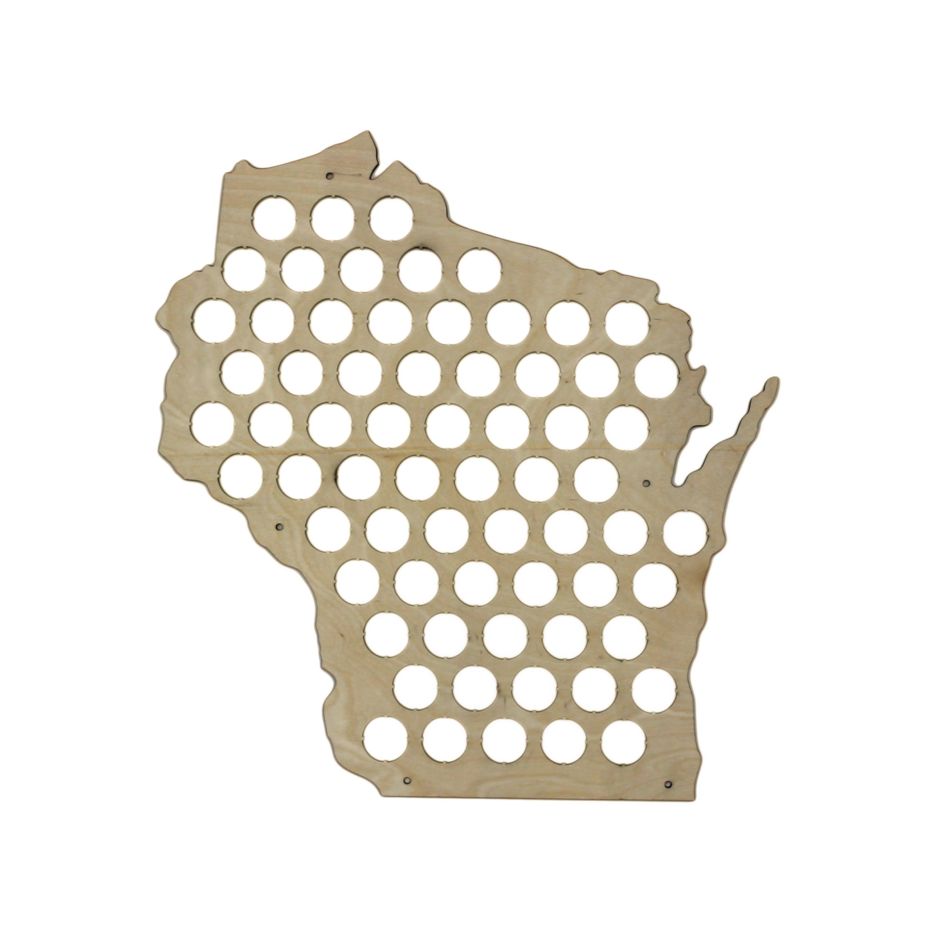 Torched Products – Engroshandel 3D-vægkunst – Mænds gave tilstand øl cap kort - Beer Cap Collector/Display48