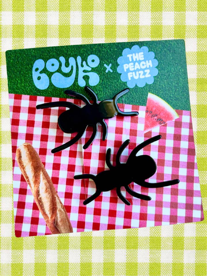 Ants Hair Clip Set TPF x BOYKO for wholesale by The Peach Fuzz