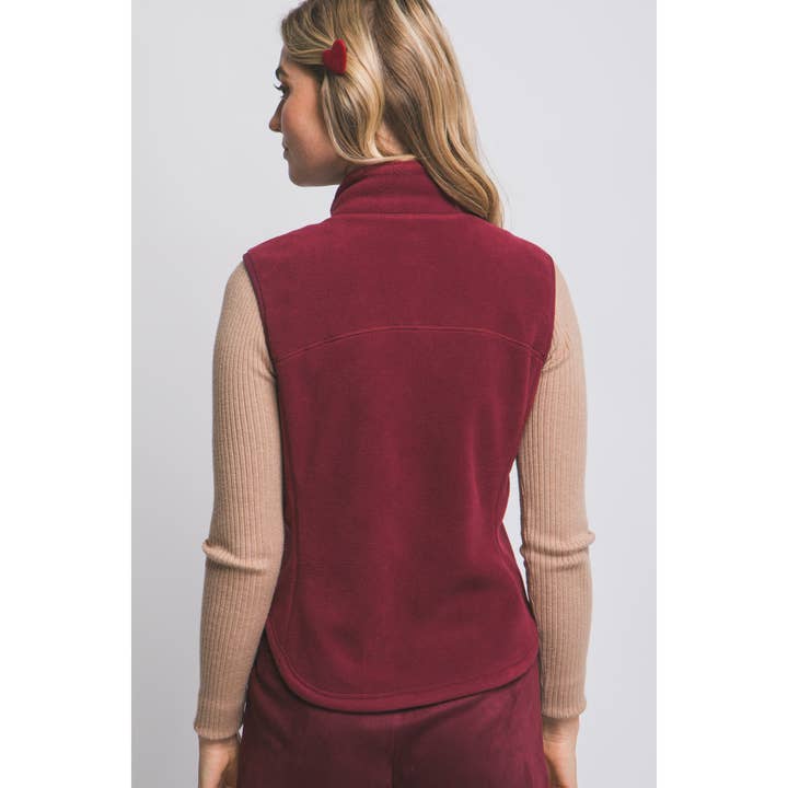 Timeless - Wholesale Outerwear Vest - Women's - Fleece Zip Up Vest5