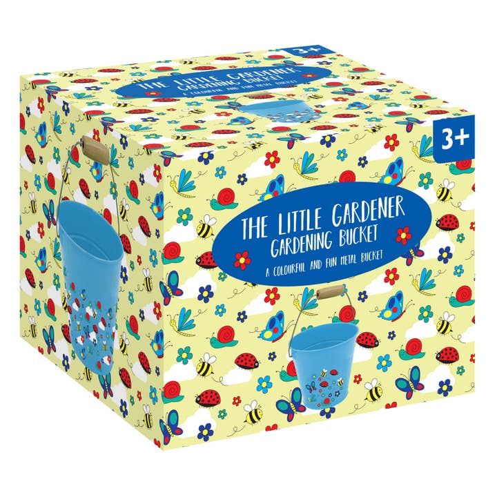 The Little Gardener Children's Metal Bucket for wholesale by Robert Frederick Ltd