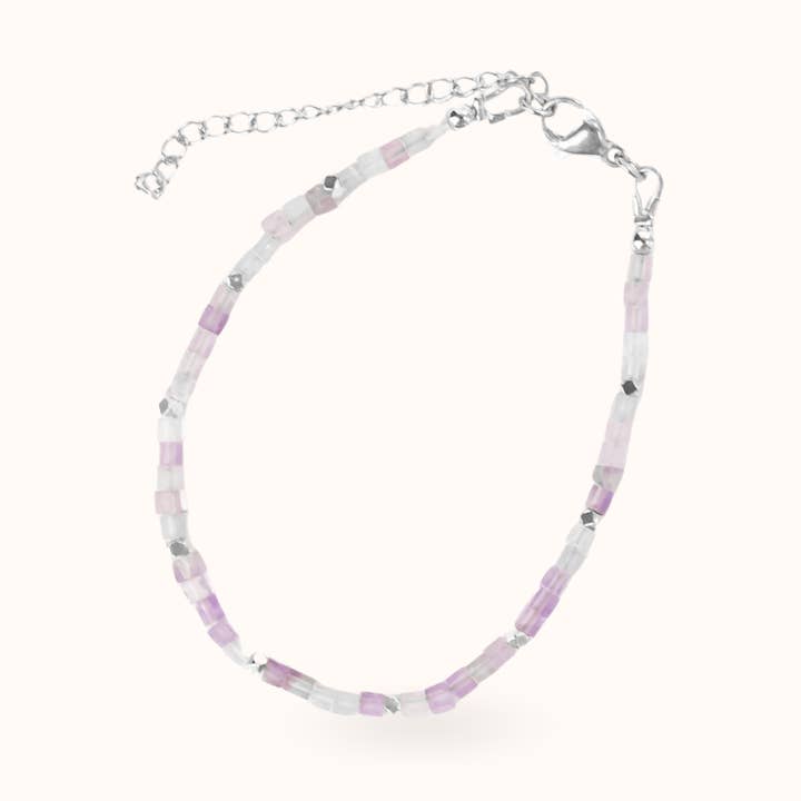Amethyst Bracelet Silver for wholesale by Blue Buddha Jewelry