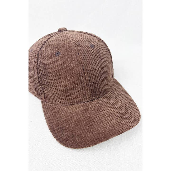Love and Repeat - Wholesale Baseball Cap - Women's - Classic Colors of Solid Corduroy Baseball Hat