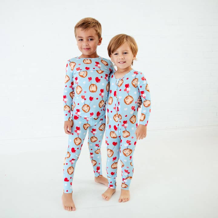 Dreamiere - Wholesale Sleepwear Set - Kids - Hedge Over Heels Valentine Two Piece Pajamas Set