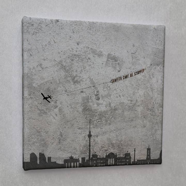 #01604 Graffiti Street Art Canvas Print for wholesale by Eicie