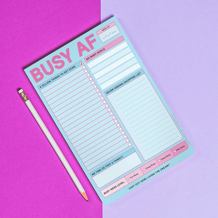 Knock Knock - Wholesale Notepad - Busy AF Pad