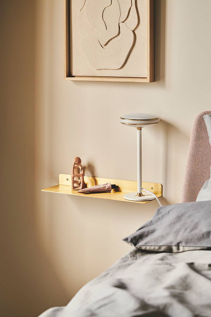 MOUD Home - Vente Étagères murales - Étagère murale en laiton Float - 40 cm1